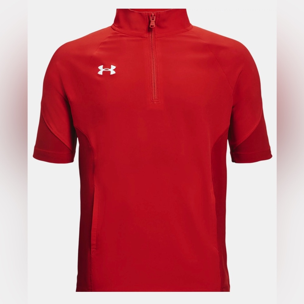 Boys' UA Squad Short Sleeve ¼ Zip